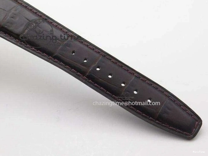 MIROTIME 0325 Compact Portuguese IW545409 RG ZF 1:1 Best Edition White Dial On Brown Leather Strap A 7336